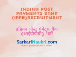 India Post Payments Bank Limited (IPPB) Recruitment 2024 for Sarkari Naukri Government Jobs सरकारी नौकरी